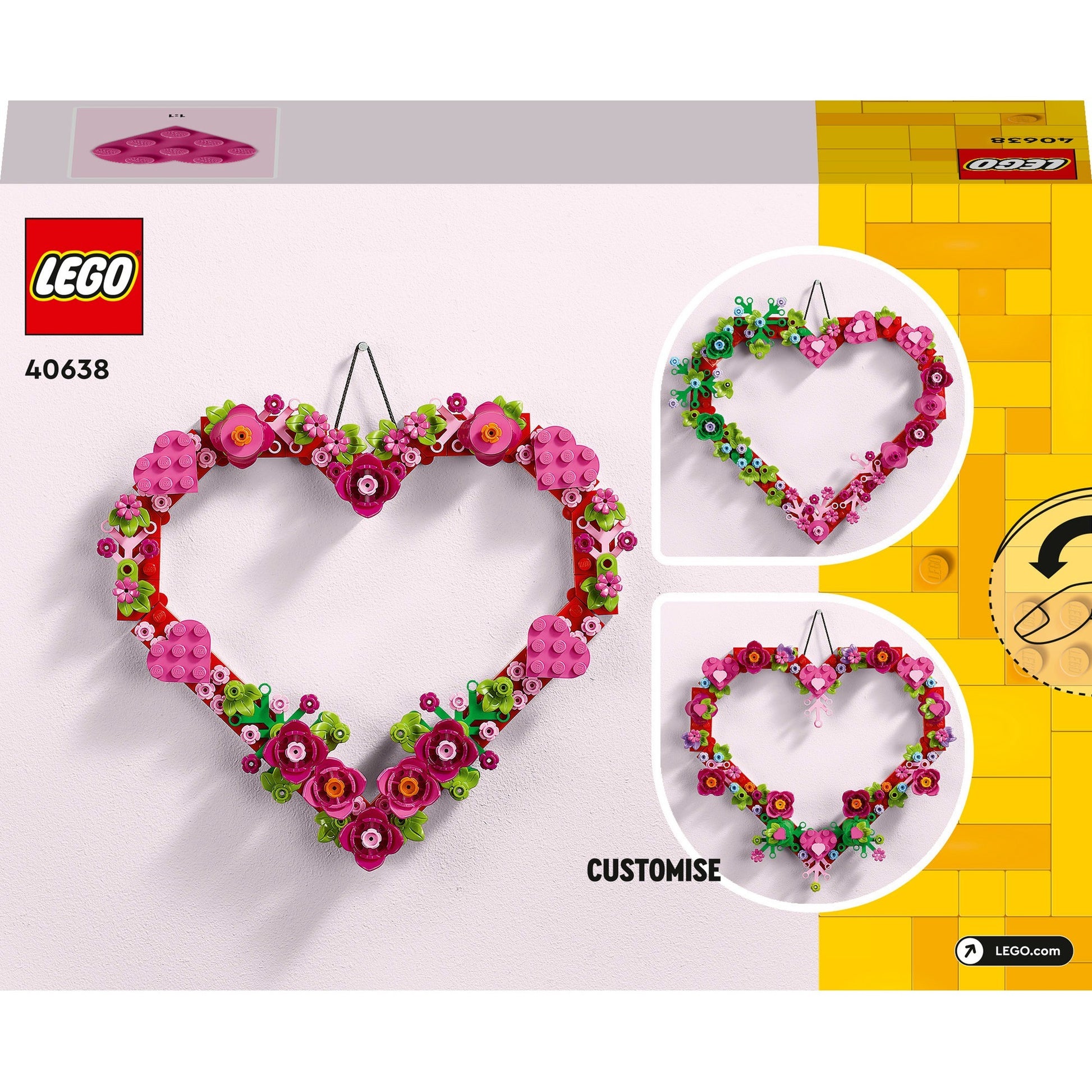 Lego 40638 saisons et occasions décoration en forme de cœur