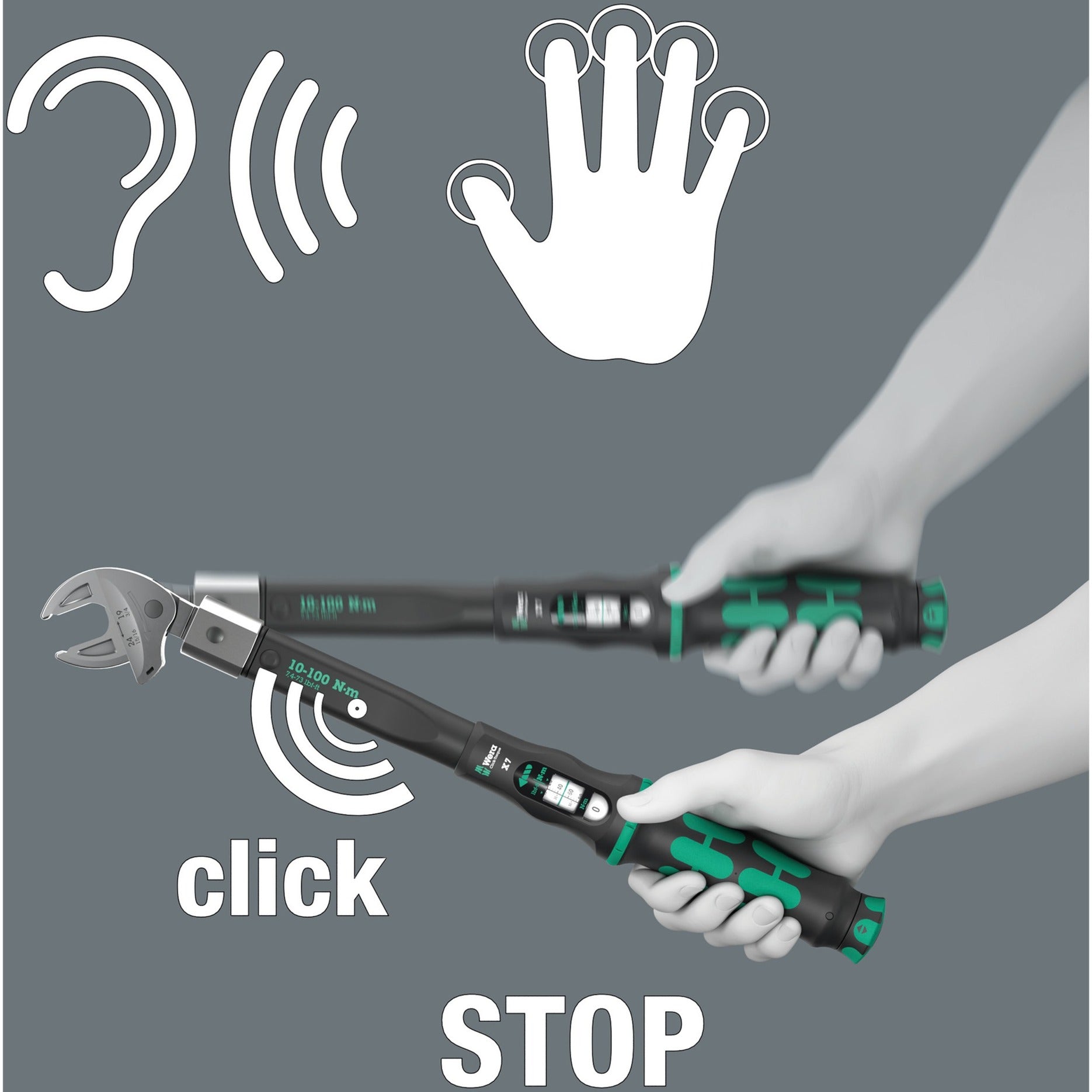 WAA Click-Torque x 7 Couple Key pour Insertge