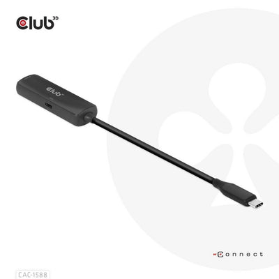 Adaptateur Club 3D USB-C vers HDMI 2.1+ PD 3.0 100 watts (noir)