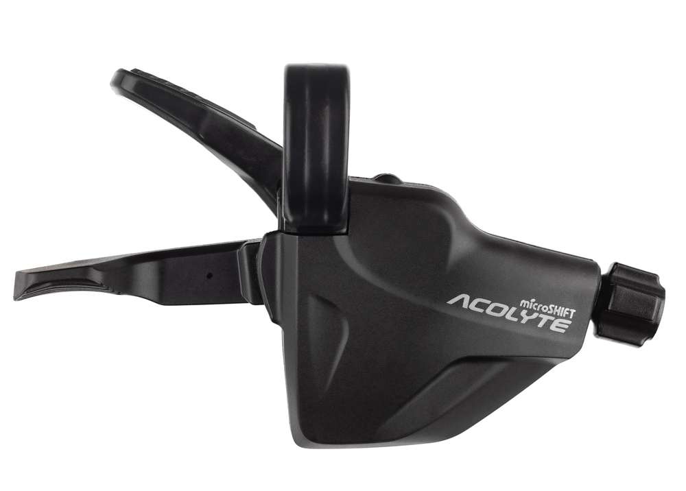Manette de vitesse Microshift acolyte à courte portée, 8 vitesses