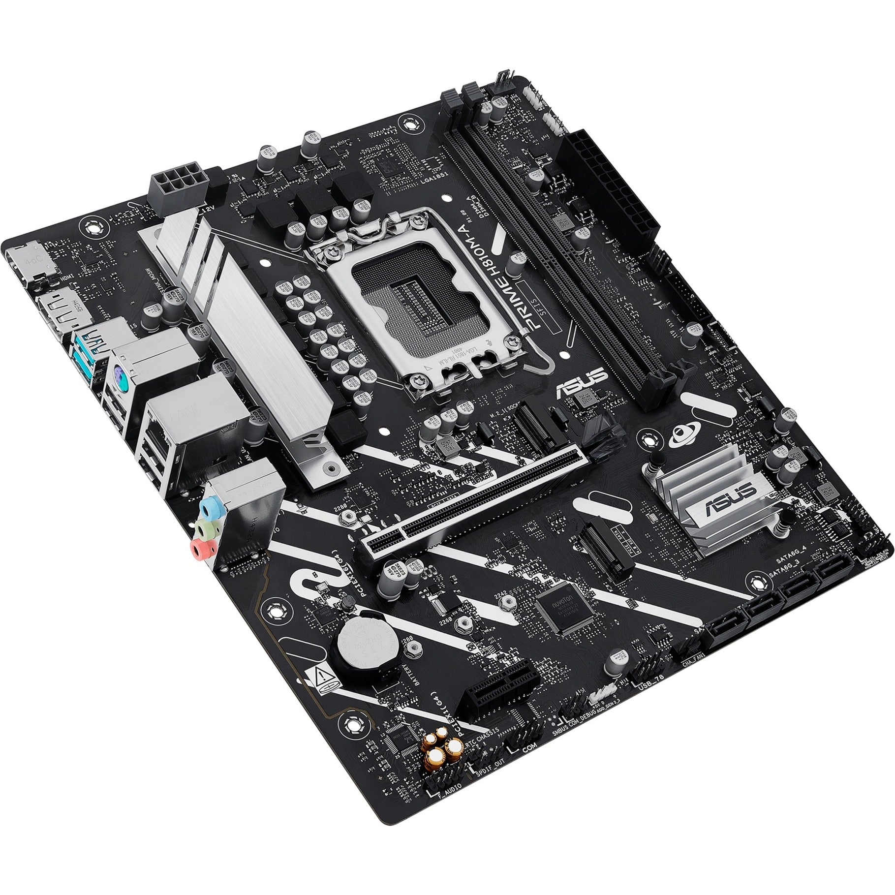 Carte mère Asus Prime H810M-A-CSM Socket 1851 (RAID, GB-LAN, Son, µATX)