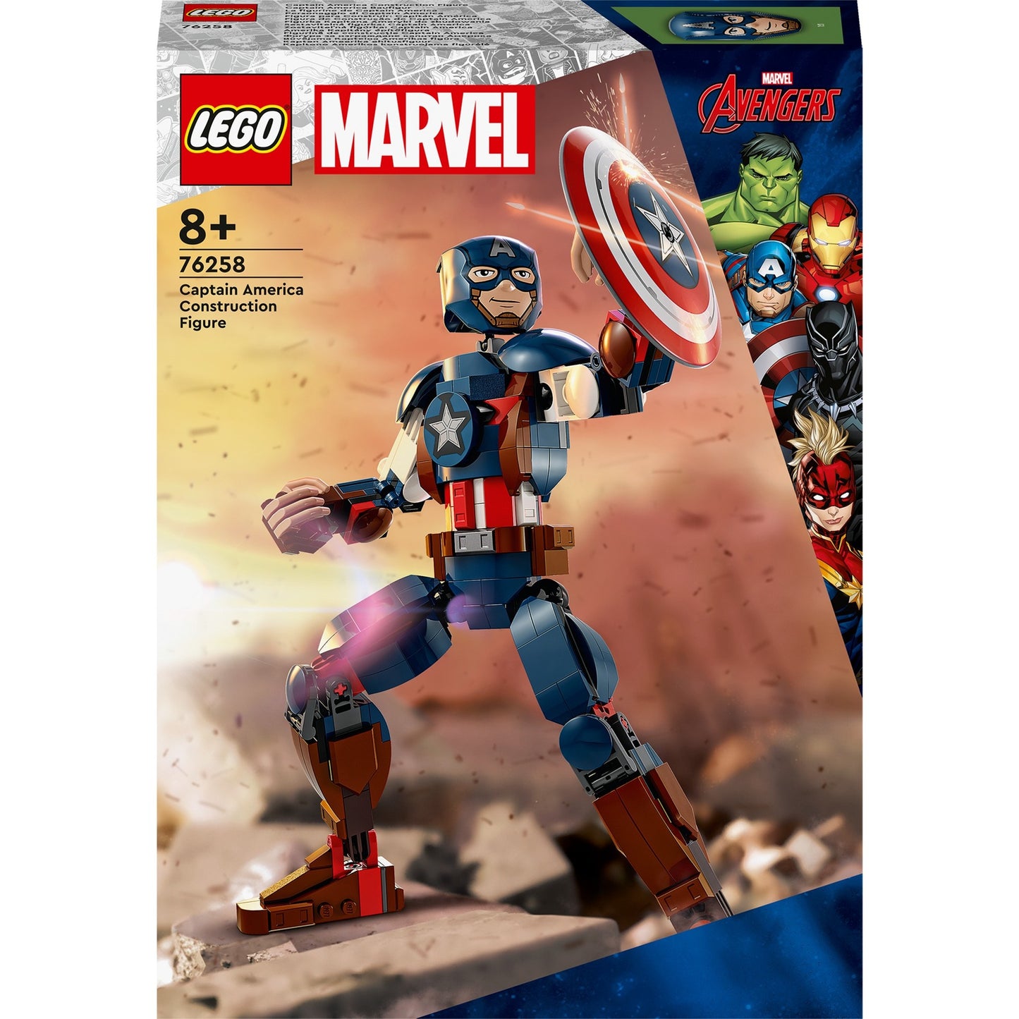 LEGO LEGO Super Heroes 76258 Captain America Construction Figure Construction