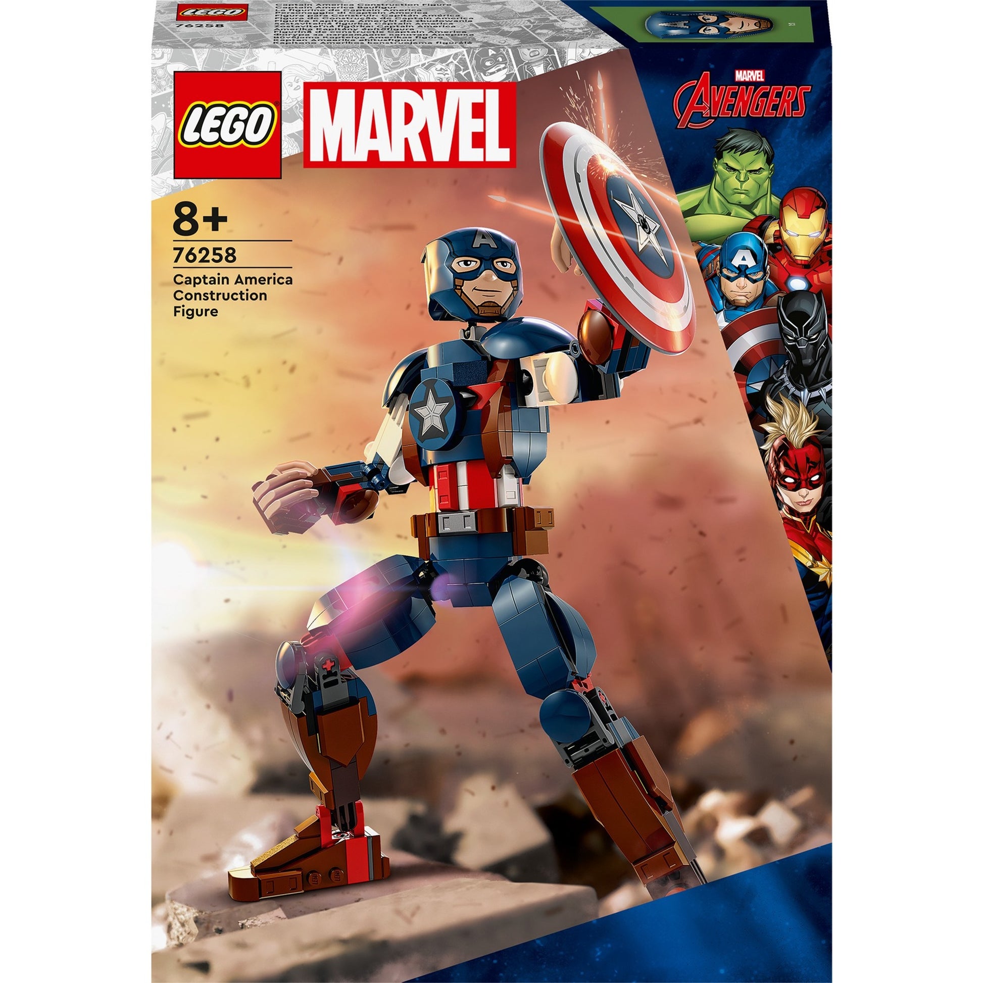 LEGO LEGO Super Heroes 76258 Captain America Construction Figure Construction
