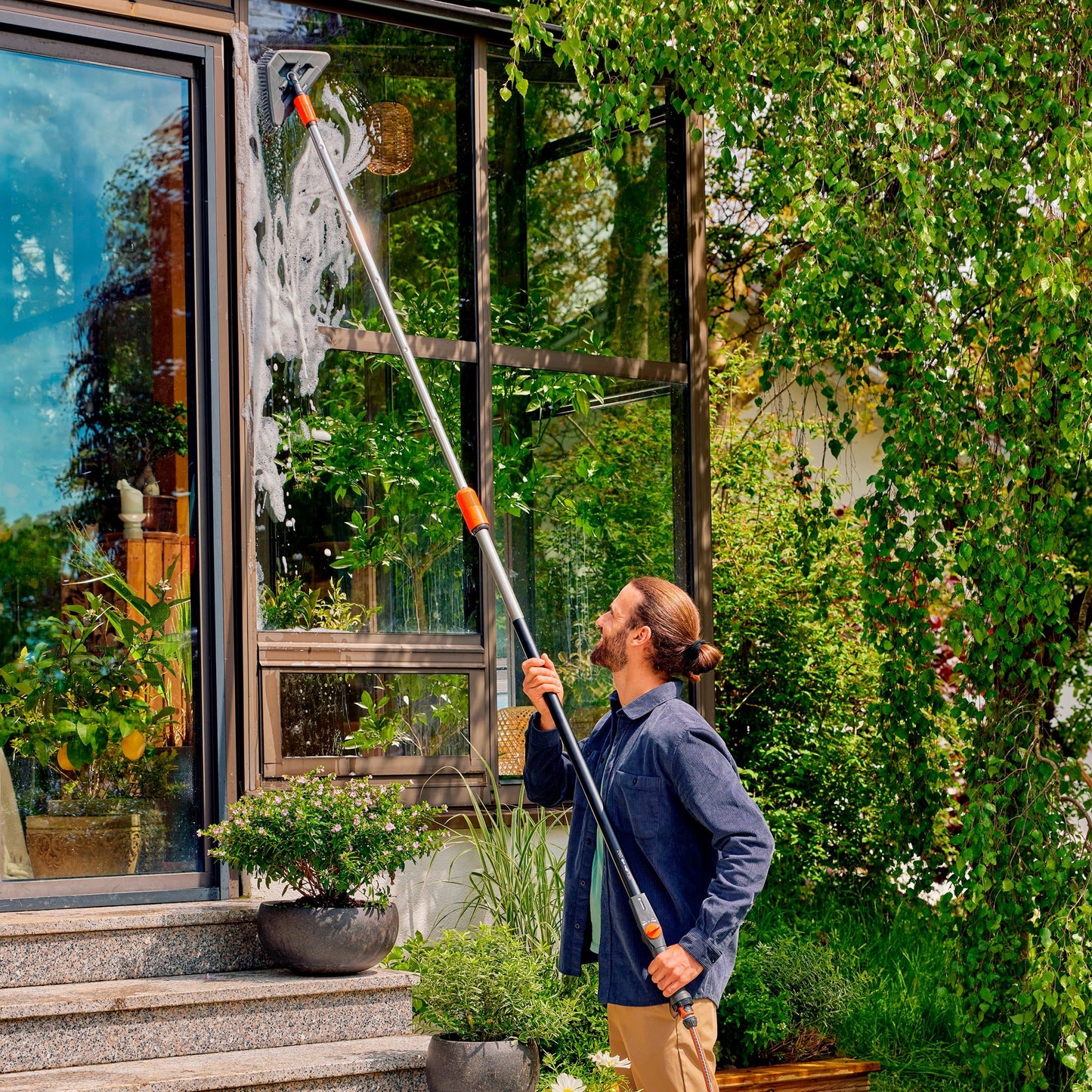 Gardena Cleansystem Steelbrush Soft Flex