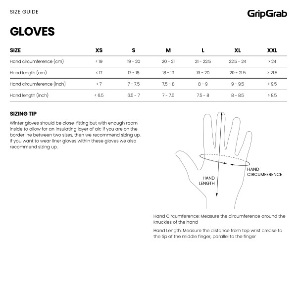 Gripgrab ride ii imperméable - gants d'hiver