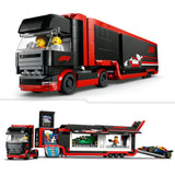 Camion LEGO LEGO CITY 60445 F1 avec des voitures RB20 et AMR24 F1 - afbeelding 4