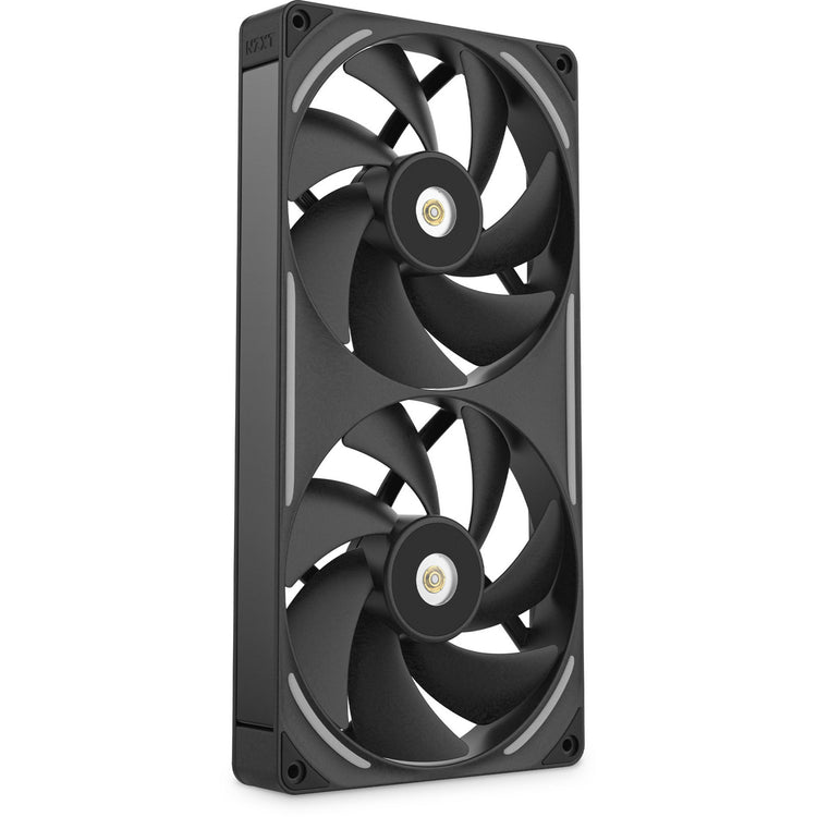 Nzxt performance fan f280x ventilateurs de boîtier rgb (noir, 2 pièces, 280 x 140 x 30 mm, pwm)