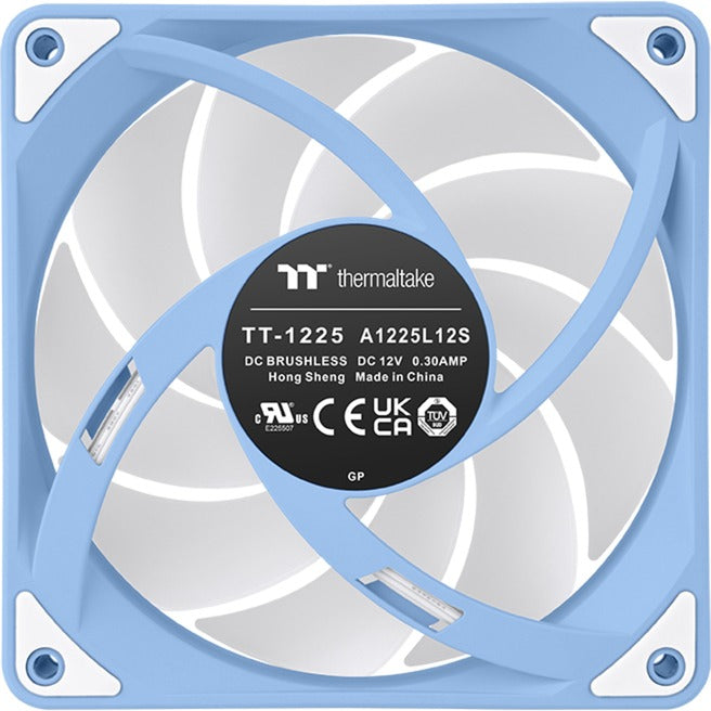 Thermaltake ct120 ex argb sync ventilateur de refroidissement PC hortensia bleu (pack de 3 ventilateurs) ventilateurs de boîtier (bleu clair, 3 pièces, 120 x 120 x 25 mm, pwm)