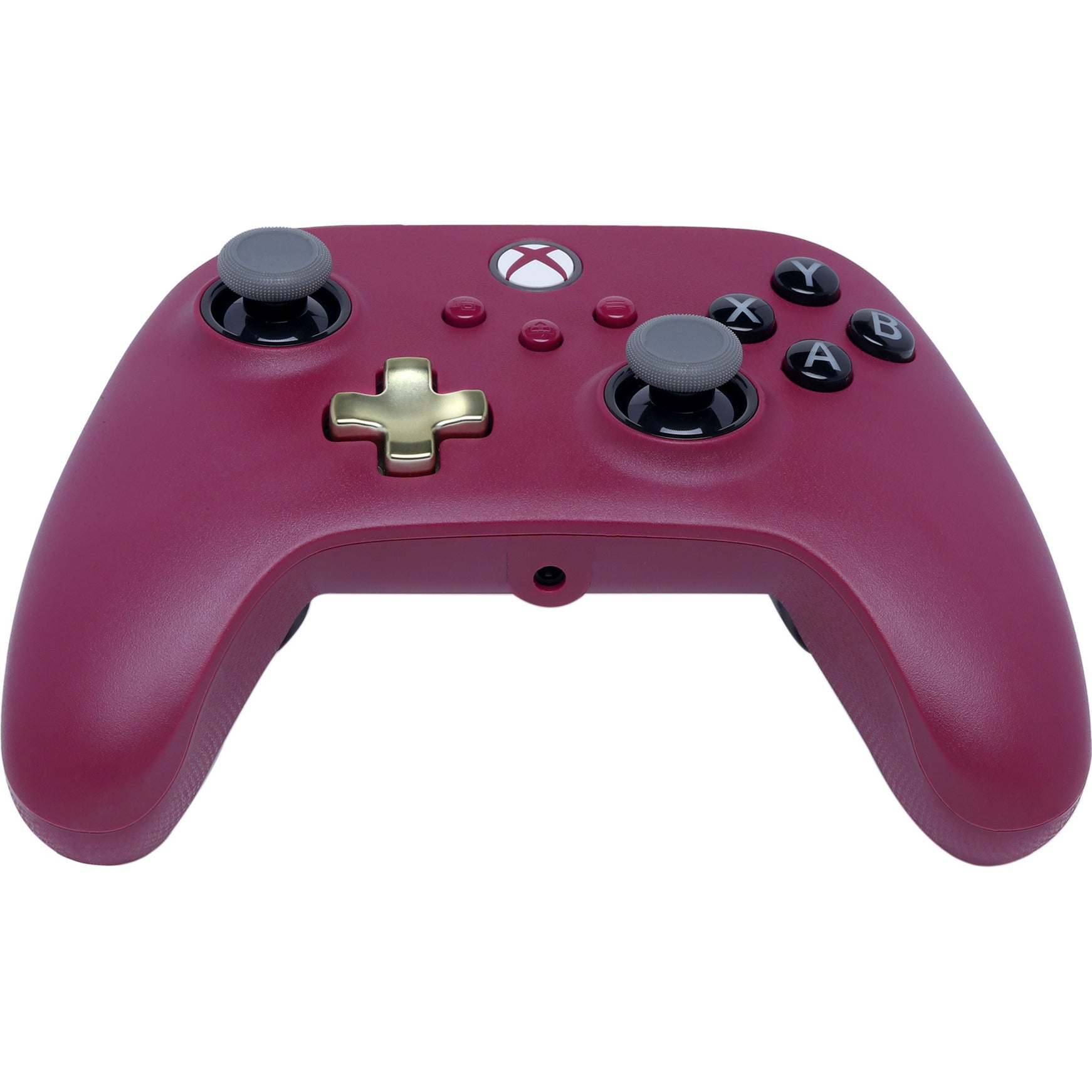 Manette filaire Powera Advantage Plus pour Xbox Series X|s - Ruby (Rouge foncé, Xbox Series X|s, Xbox One, PC)