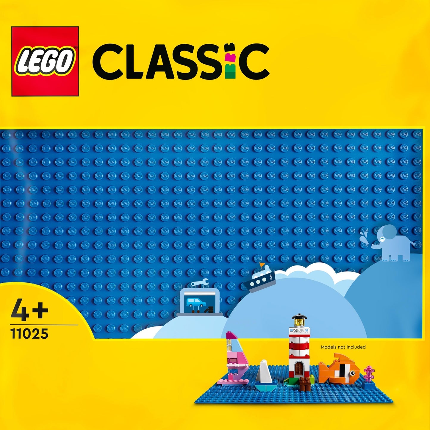 Plaque de construction bleu LEGO LEGO 11025