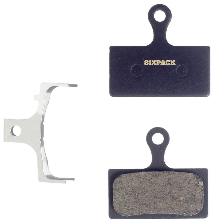 Pack de six plaquettes de frein à disque organiques Shimano XTR XT SLX Ice-Tech