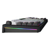 Hator skyfall pro sans fil, clavier de jeu (noir, disposition américaine, hator aurum vanille silencieux, 80 % (tkl), RVB, pbt double-shot, échange à chaud, USB-C Bluetooth 2,4 GHz)