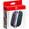 Ensemble de manettes Nintendo joy-con 2 (violet clair, vert clair)