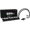 Soyez silencieux! Argb de 360 ​​mm de boucle lumineuse