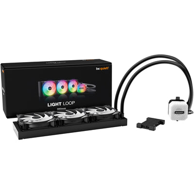 Soyez silencieux! Argb de 360 ​​mm de boucle lumineuse