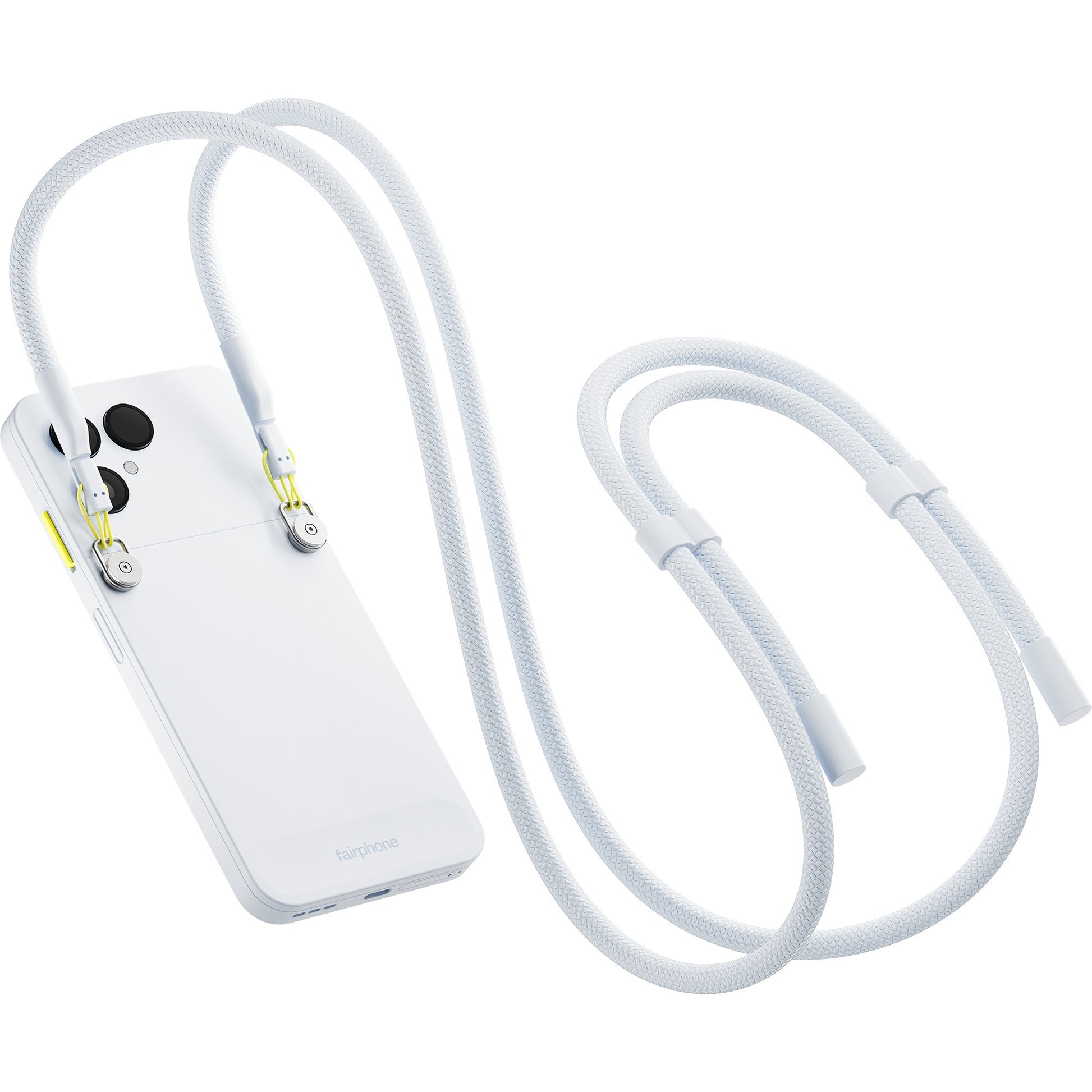 Support pour smartphone avec cordon téléphonique Fairphone (gen. 6) (blanc)