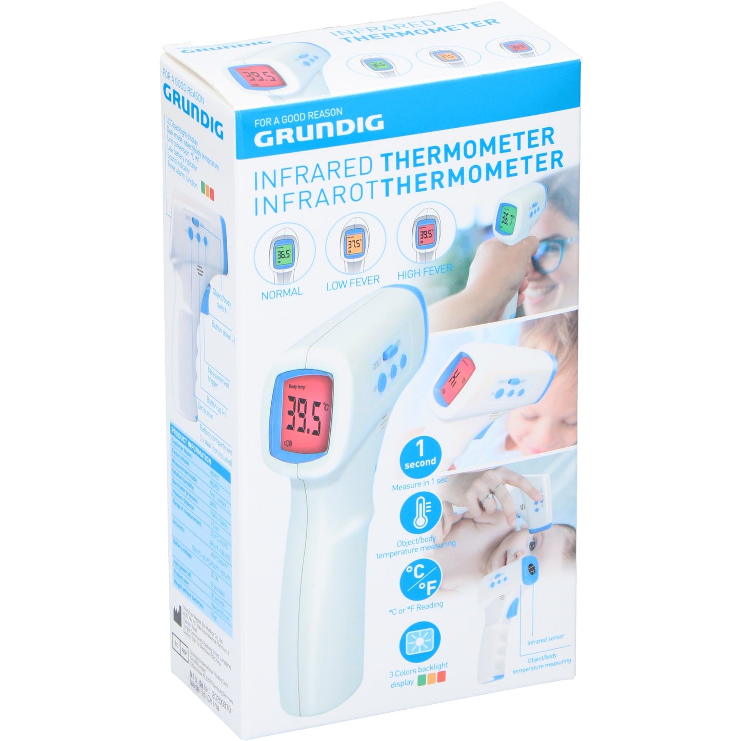 Thermomètre à fièvre infrarouge Grundig