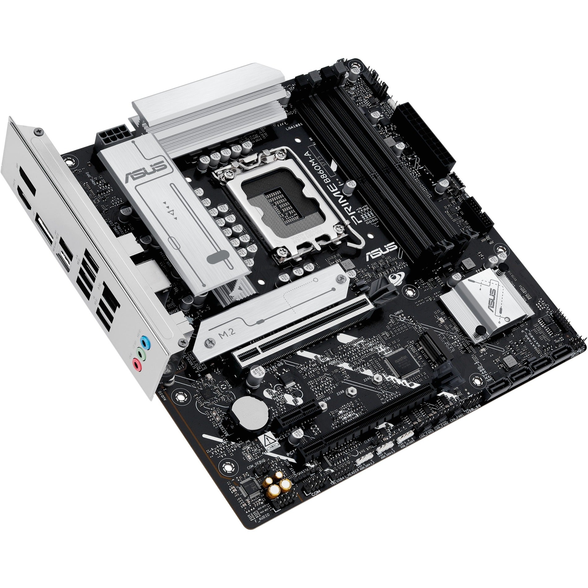 Carte mère Asus prime b860m-a-csm socket 1851 (raid, 2,5 Go-lan, son, µatx)