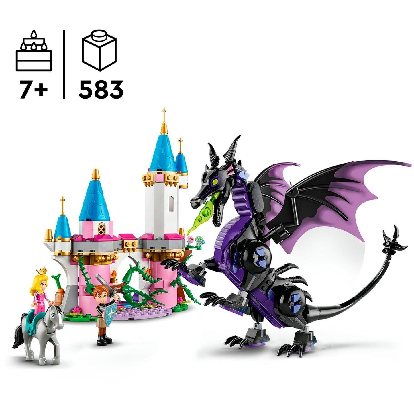 LEGO LEGO Princess 43240 maléfique sous forme de dragon