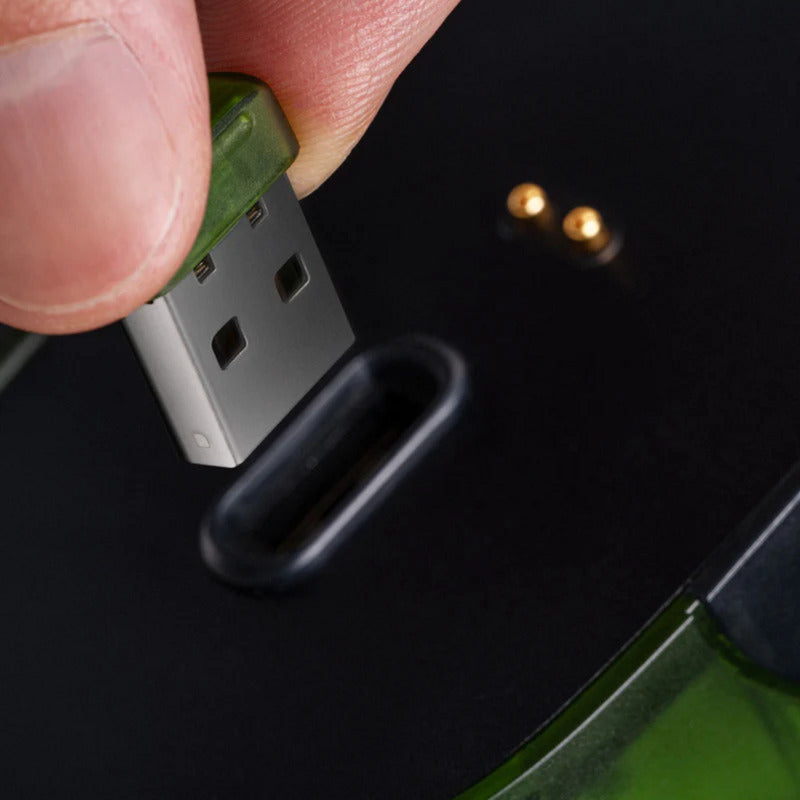 Souris rétro r8 8bitdo - édition Xbox (vert, 50 - 26 000 dpi, Bluetooth USB-C 2,4 GHz)