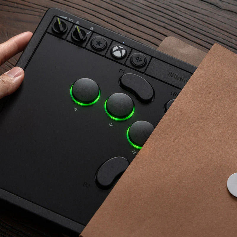 Contrôleur d'arcade 8bitdo pour Xbox (noir, USB 2,4 GHz, Xbox Series X|s, Xbox One, PC)