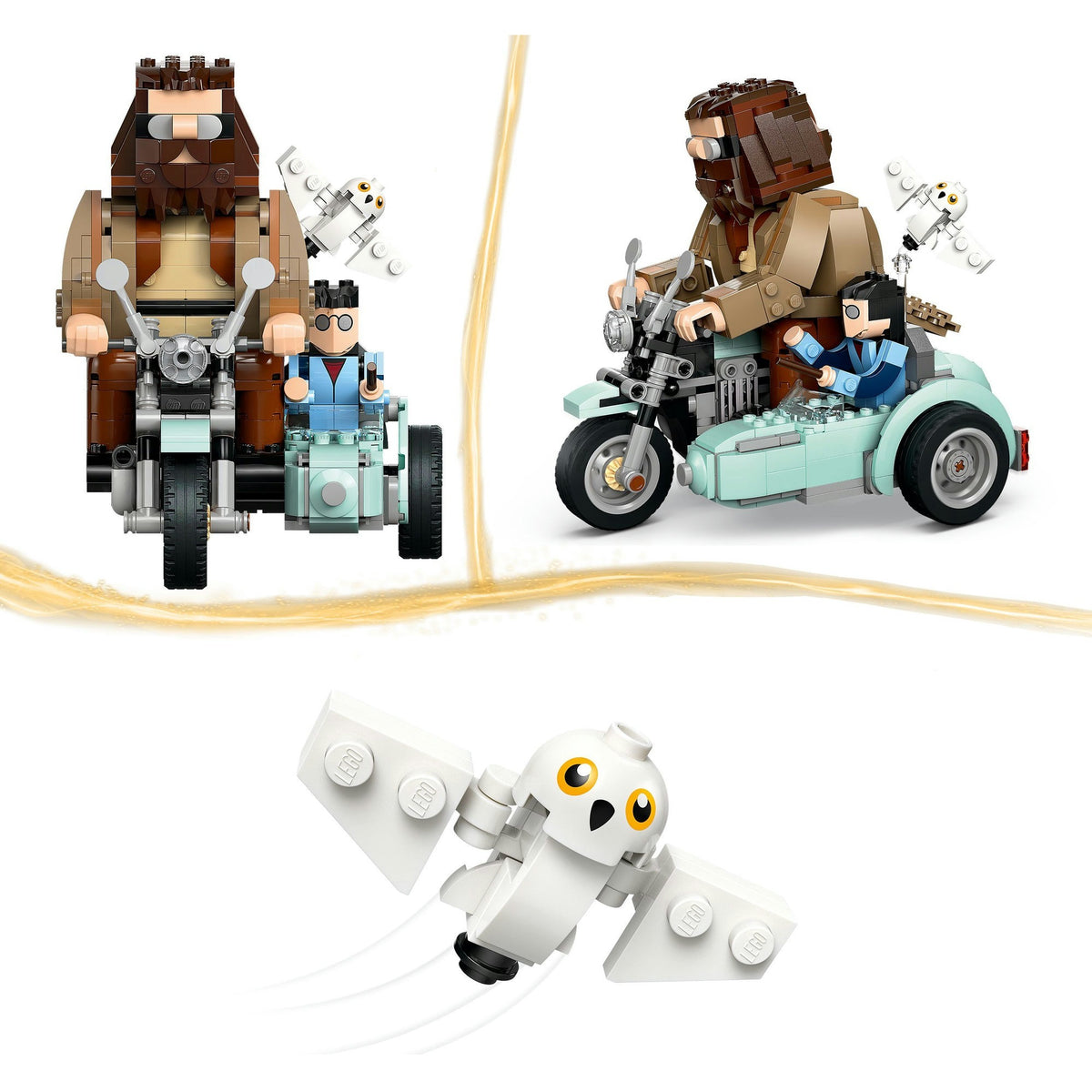 Lego 76443 Harry Potter Hagrid et Harry's Ride sur la moto