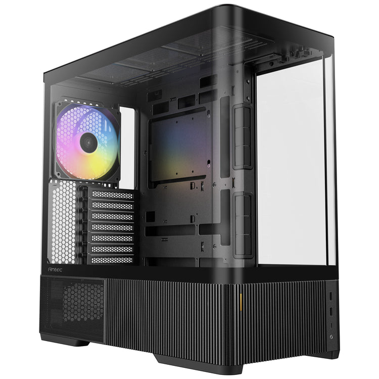 Boîtier tour midi Antec C6 Curve ARGB (noir | 2x USB-A | 1x USB-C | verre trempé)