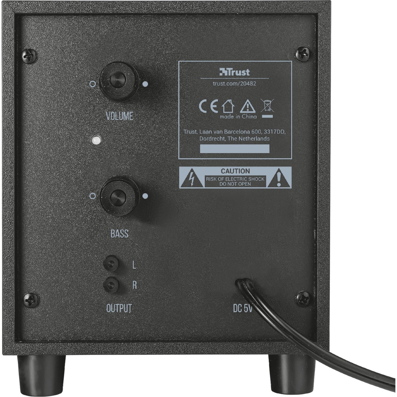Trust Avora 2.1 Set-haut de haut-parleur de subwoofer