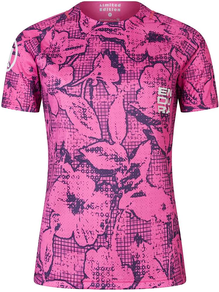 Endura grid floral - maillot vtt femme