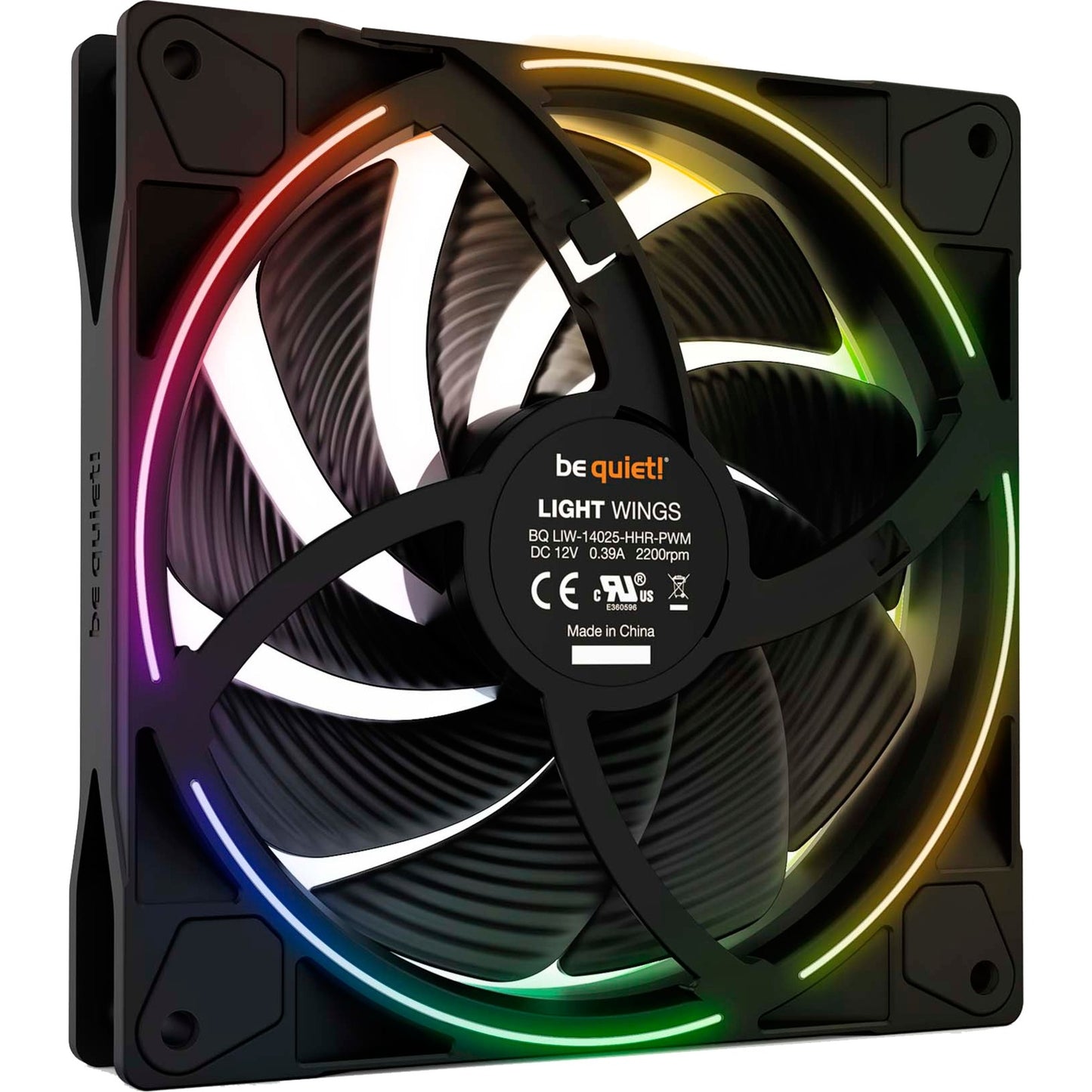 Soyez silencieux! PWM Light PWM 140 mm Pack à haut débit
