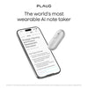 Machine à dicter Plaud notepin s (argent, 64 go, Bluetooth 5.2 BLE (Bluetooth low energy) Wi-Fi)