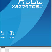 Moniteur Iiyama prolite xb2797qsu-w1 27 (blanc (mat), HDMI, port d'affichage, USB, audio) - afbeelding 23