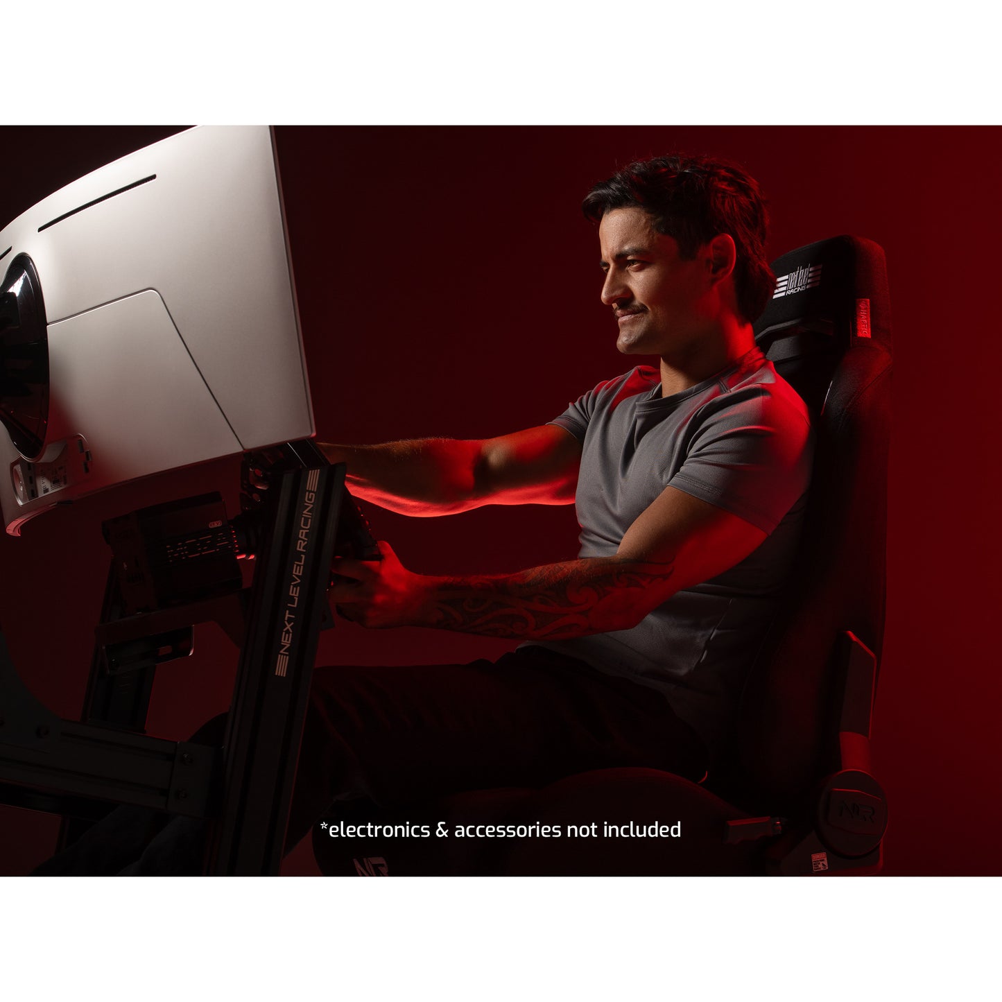 Next Level Racing ers3 siège de course sim à retour haptique (noir)