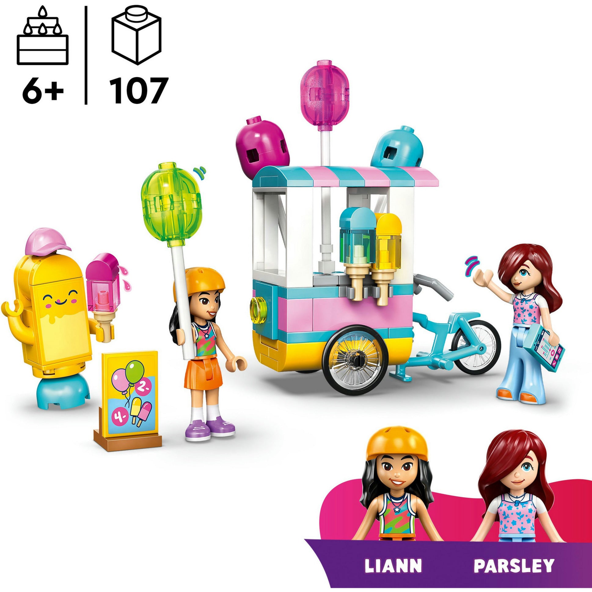 Lego 42692 Friends stand de glaces et de ballons | 2 pièces