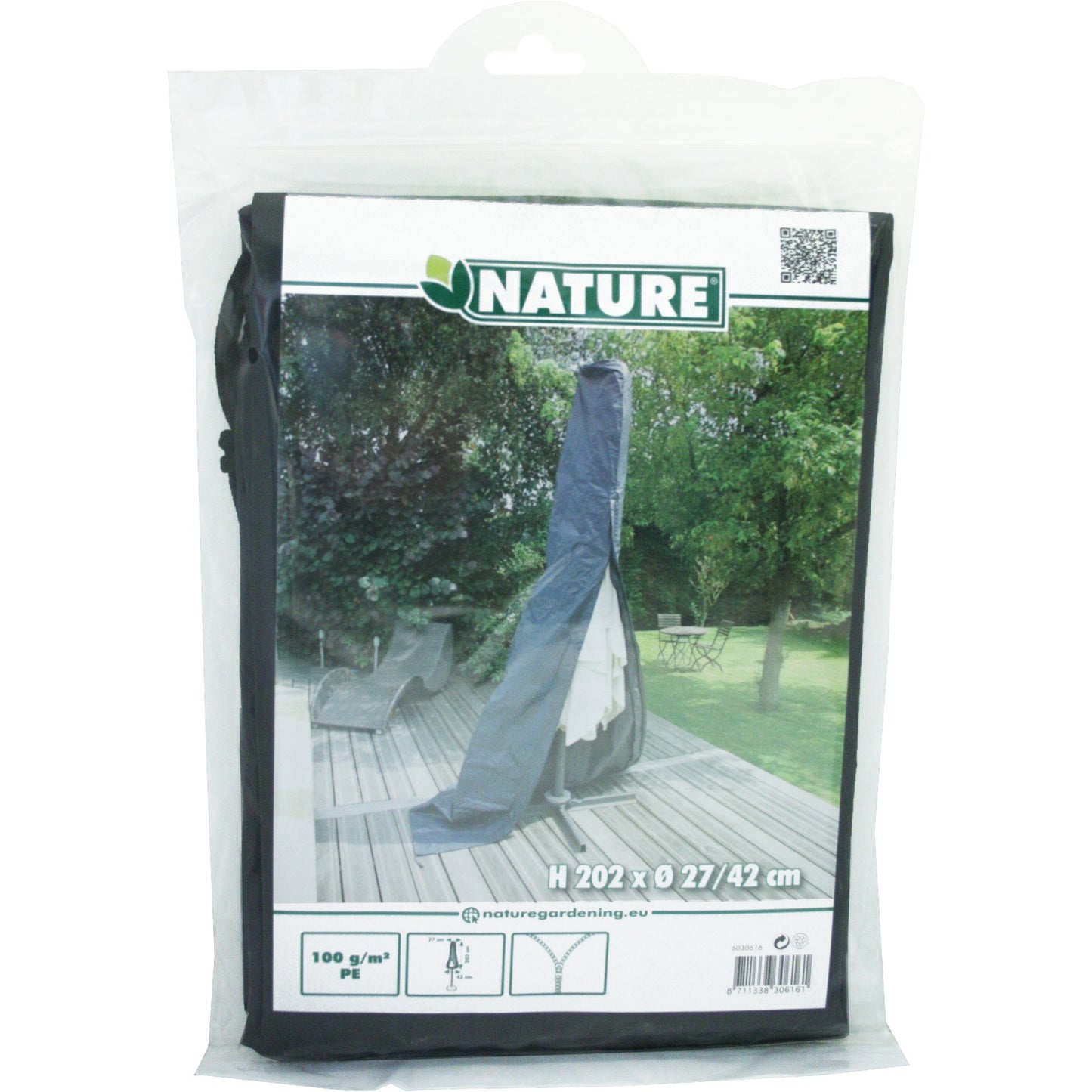 Nature Nature Garden Furniture Cover For Standing Parasol (Small)