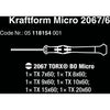 Wera 2067 6 Electronics Torx BO Tournevis Set + R
