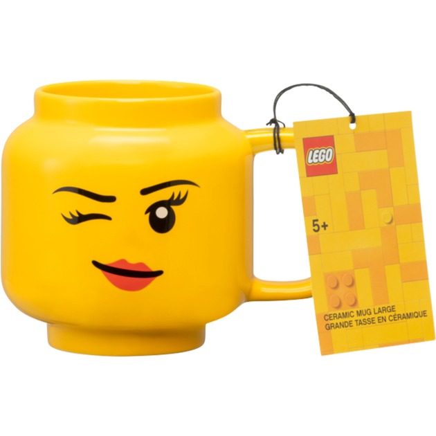 Chambre Copenhague LEGO Ceramic Mug Winking Girls Head, Groo