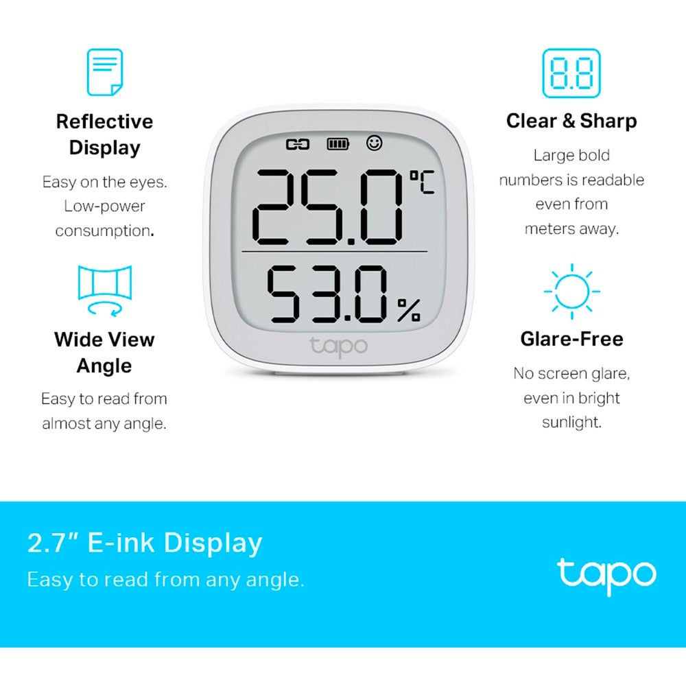 Moniteur intelligent de température et d'humidité TP-Link Tapo T315
