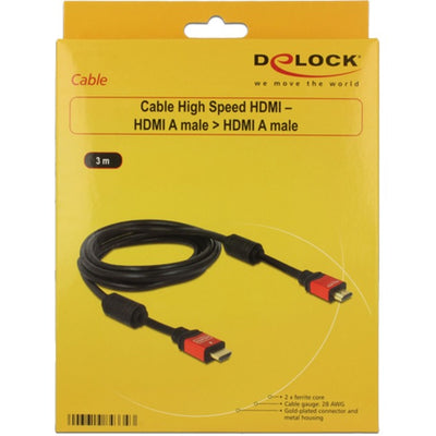 Dellock High Speed ​​HDMI - HDMI Un mâle> hdmi un mâle