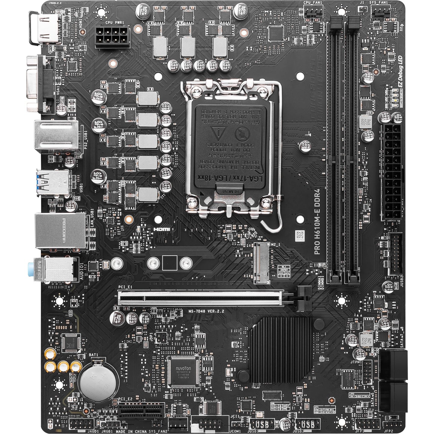 MSI Pro H610M-E DDR4