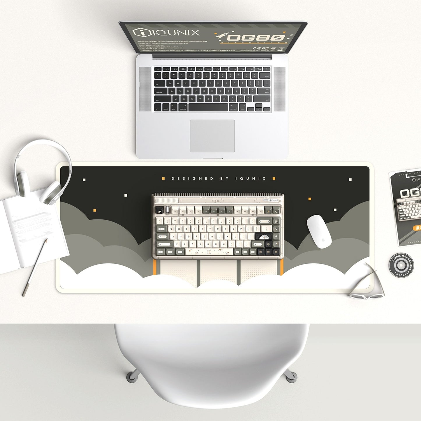 IQUnix OG80 Hitchhiker Wireless Keary Keyboard