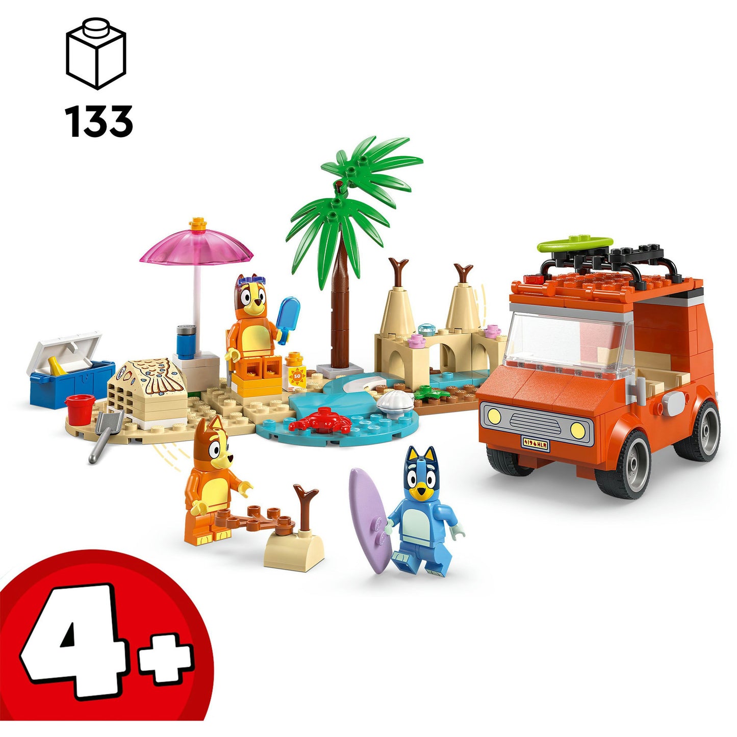 Lego Duplo 11202 Bluey's Drive jusqu'à la plage