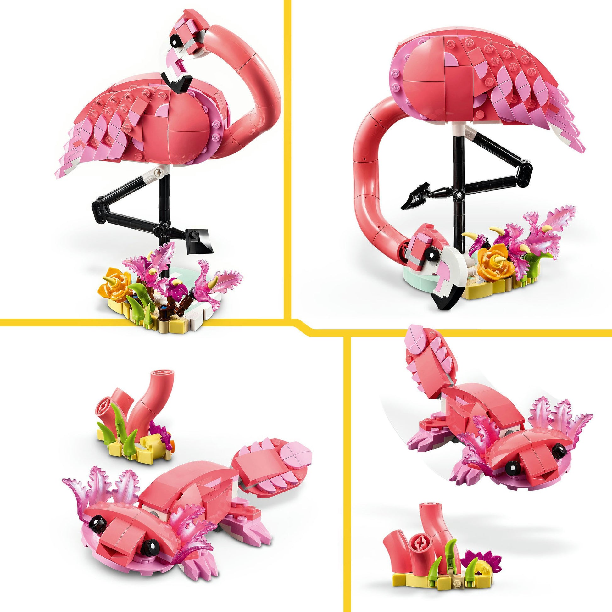 Créateur LEGO 31170 Animaux sauvages Flamingo rose