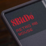 Souris 8bitdo retro r8 - édition n (gris rouge, 50 - 26 000 dpi, Bluetooth USB-C 2,4 GHz) - afbeelding 7
