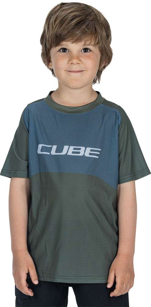 Cube vertex rookie tm - maillot vtt enfant