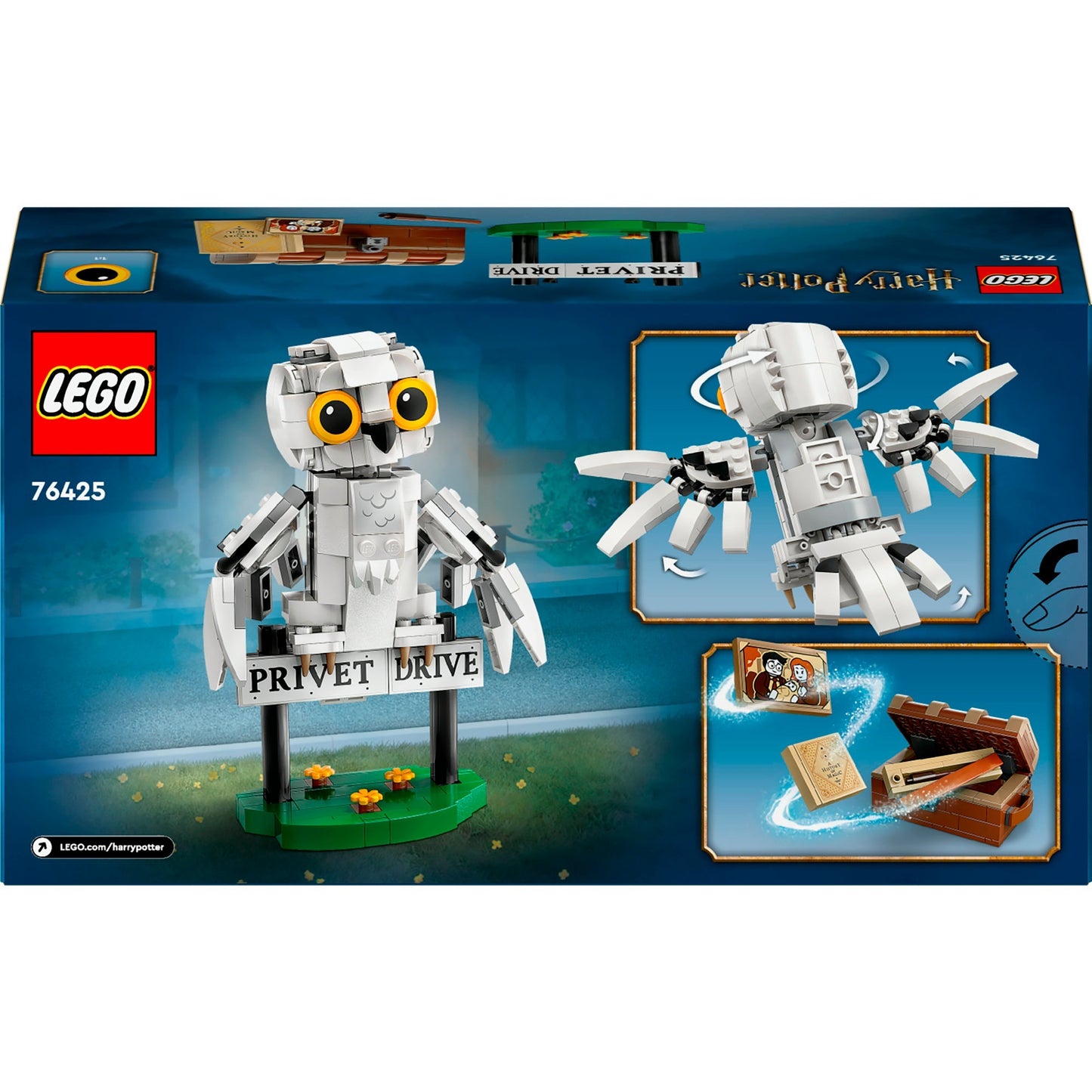 LEGO 76425 Harry Potter Hedwig à Ligusterlaan 4