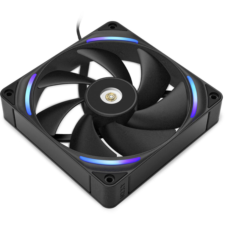 Nzxt f140x ventilateur de boîtier rgb (noir, 140 x 140 x 30 mm, pwm)