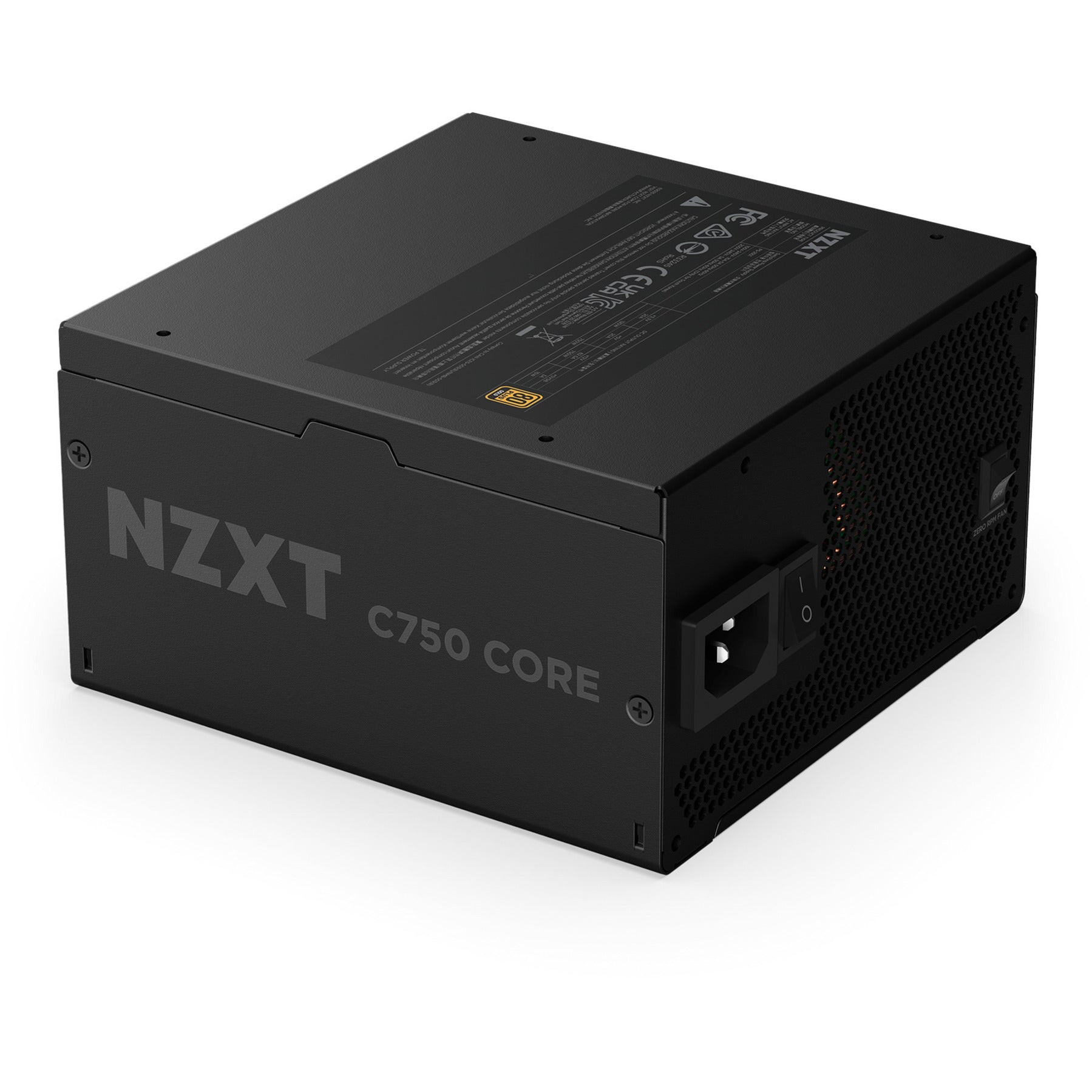 Alimentation modulaire NZXT C750 Gold Core 750 watts (noir, 1x 12V-2x6, 2x PCIe)