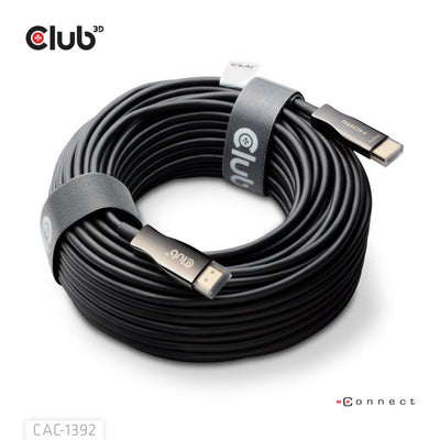 Câble AOC hybride HDMI Club 3D 8K60Hz 4K120Hz 30m (noir)