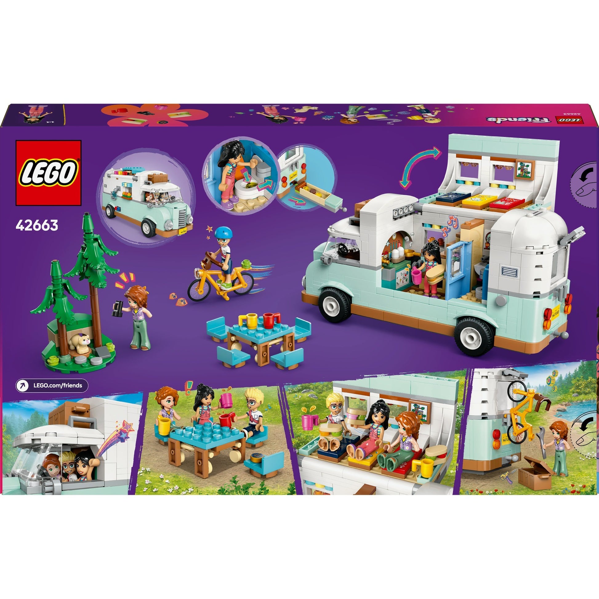 LEGO LEGO Friends 42663 Camper Adventure avec des amis